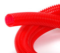 RED 3/4"ID CONVOLUTED TUB