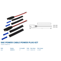 SAE POWER PLUG KIT, 2-PACK