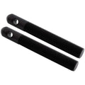 Alum Hood Pins 1/2in 1/4in Holes Black 2pk