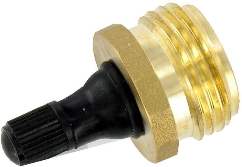 BLOW OUT PLUG BRASS WITH VALVE LF CARDED