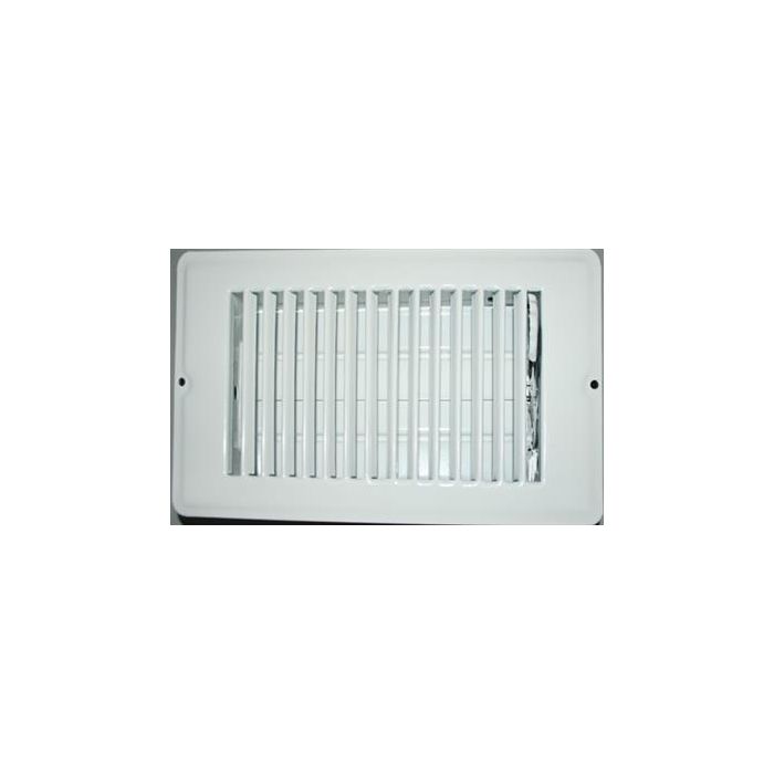 4 X 10 FLOOR REGISTER WHITE