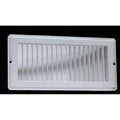4 X 10 FLOOR REGISTER WHITE