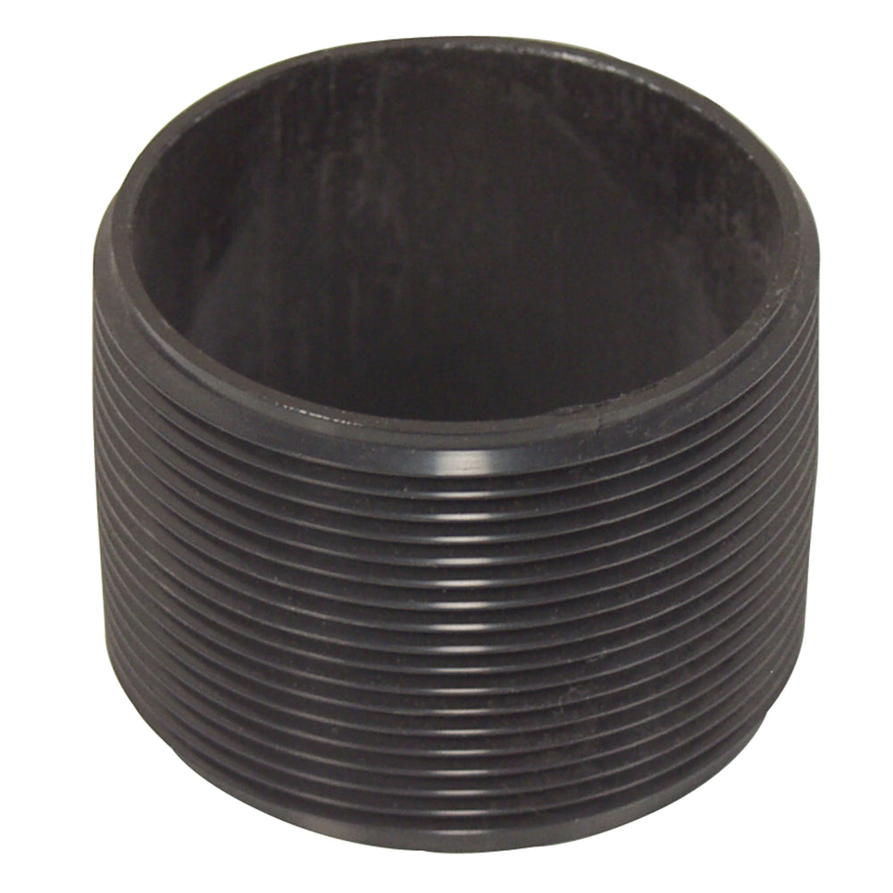 ABS NIPPLE 3IN X 6IN THREADED ON BOTH ENDS