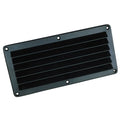 ABS LOUVERED VENT BLACK 4-7/8
