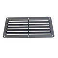 ABS LOUVERED VENT BLACK 4-7/8