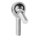 QA1 N Series Injection Molded Rod End - Male/Left Hand - .19in Bore x 3/16-24 w/Stud - Carbon Steel