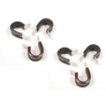 Adel Mount Clamps 3/4 Inch 6 Pieces Steel Clamp w/ Insulating Rubber compound means easier mounting of wire, fuel hoses, etc., to any solid surface. 3/4 Inch I.D. Six per set Mr Gasket