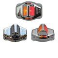 LED AMB/RED M/C FEND;CHRM COVR