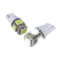 5 SMD T10 194 WEDGE BULB WHITE 12V