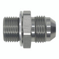 DeatschWerks 6AN Male Flare to M18 X 1.5 Male Metric Adapter (Incl Crush Washer) - Titanium
