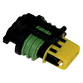 NAMZ 06-23 V-Twin Delphi OEM Speedometer Sensor/Siren Connector w/Terminals (HD 72064-06)