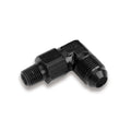BLACK 90 DEG -12 MALE-3/4" NPT SWIVEL