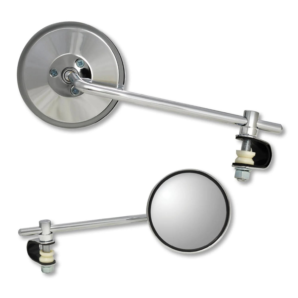 CHROME UNIVERSAL ROUND MIRROR