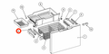 FREEZER GUIDE RAIL RIGHT (N15DC/N20DC)