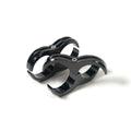 Prothane Universal Shock Reservoir Mounts - 2.0/2.0 Diameter - Black