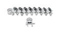 Vibrant Fuel Injector Style Mini Hose Clamps 16-18mm clamping range Pk of 10 Zinc Plated Mild Steel