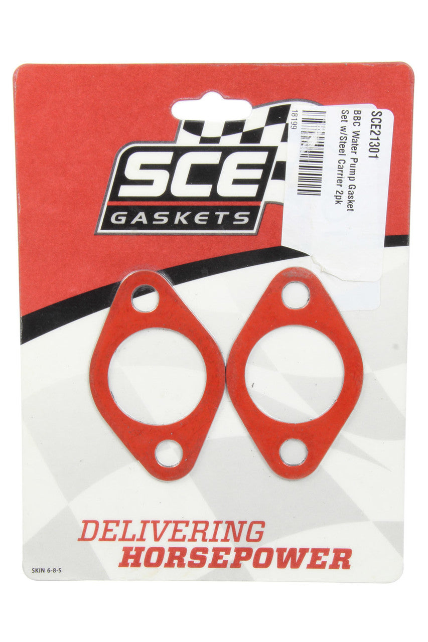BBC WATER PUMP GASKET STEEL CORE MATERIAL 2 EA