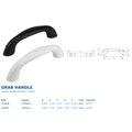 PVC COATED GRAB HANDLE 9-3/4"-