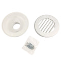 HEAT VENT 2IN CONNECTION NO DAMPER POLAR WHITE