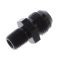 Fragola -8AN x 1/4 NPT Straight Adapter - Black
