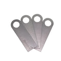 ~(1 lbs. 13X10X1)~ 3/4 Inch Shims Bare Steel Set of 4 Motobilt