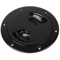 ABS DECK PLATE BLACK SMOOTH 5" QUAR