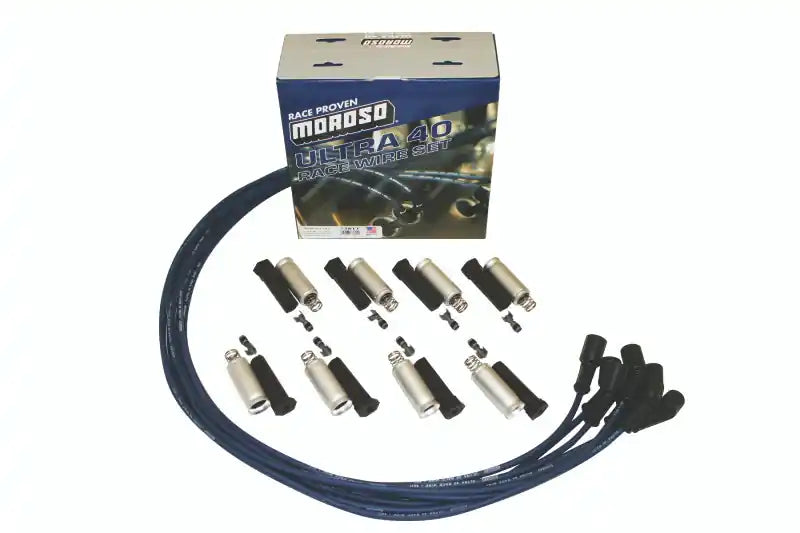 Moroso 5/16in Dia Stud 2 GA Wire Crimp/Solder Battery Cable Terminal Kit (2 Pack)