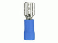 BLUE VINYL FEMALE QUICK DISCONNECT 16-14 GAUGE .187