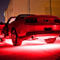 Oracle Exterior Black Flex LED 12in Strip - Red