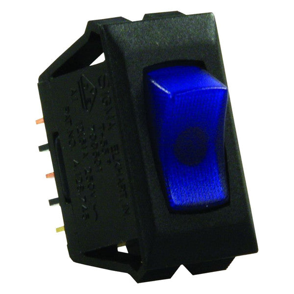 ILLUMINATED ON/OFF SWITCH GREEN/BLACK