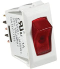 ILLUMINATED 12V ON/OFF SWITCH RED/WHITE