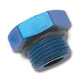 Russell Performance -12 AN Straight Thread Plug (Blue)