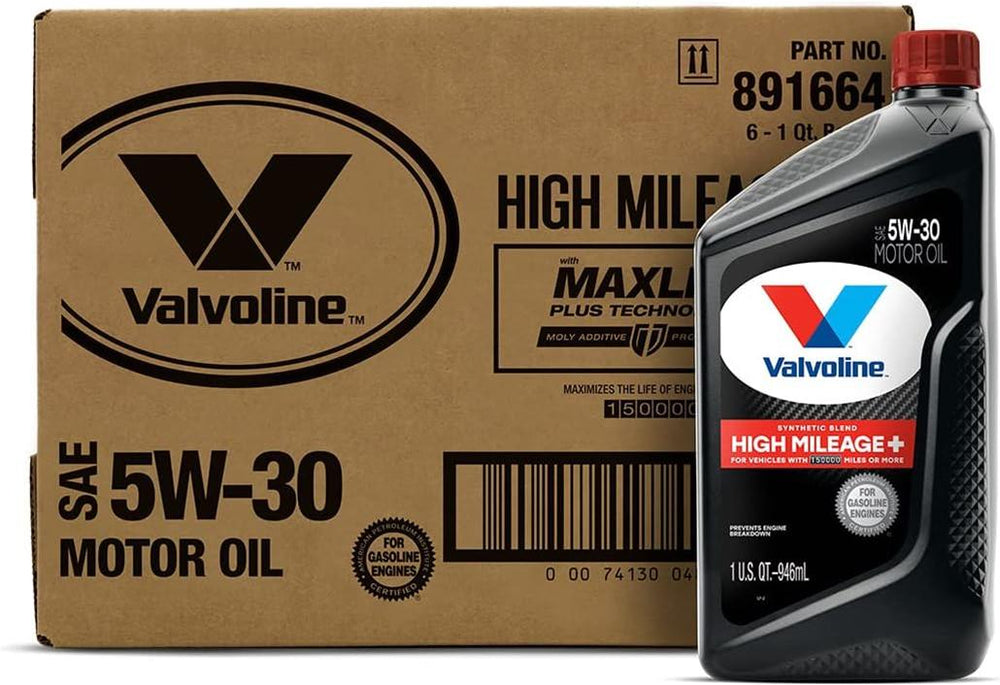 VAL HIGH MILEAGE EP 150 5W30 6/1 QT