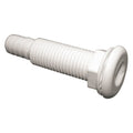 3/4IN STRAIGHT BARBED EXTRA LONG THRUHULL WHITE