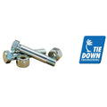 FLUTED SHACKLE BOLT W/ NU