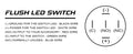 Oracle Pre-Wired Flush Switch Connector