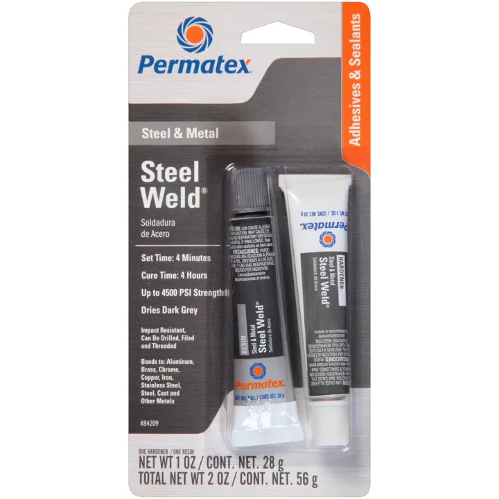 4 MINUTE STEEL WELD OPOXY 1OZ TUBE 2 PACK