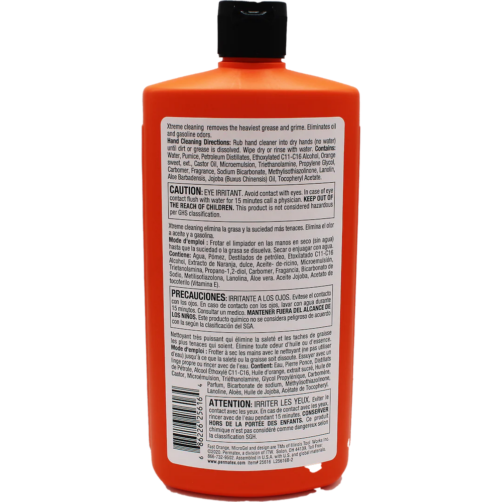 FAST ORANGE XTREME PUMICE HAND CLEANER ORANGE SCENT 15O