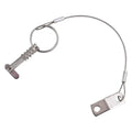 STAINLESS TOGGLE PIN/LANYARD -