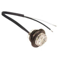 LED UNILITE;2DIODE CLR LENS W/GROMM