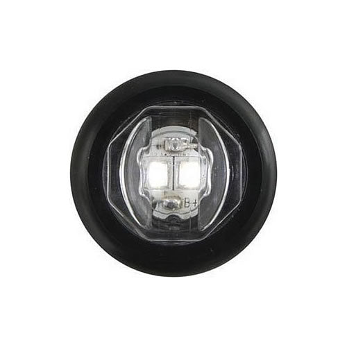 LED UNILITE;2DIODE CLR LENS W/GROMM