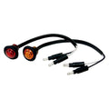 LIGHT,.75IN,RD,MARKER,3 LED,AMBER,W