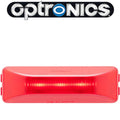 LED MARK LIGHT RECTANGLE;RED