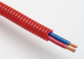 RED 1/4"ID CONVOLUTED TUB