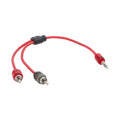 V6 SERIES 2CHANNEL RCA TO 3.5MM JACK 6 INCH