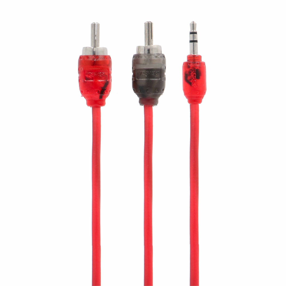 V6 SERIES 2CHANNEL RCA TO 3.5MM JACK 6 INCH