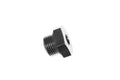 8an ORB Port Plug w/1/8 NPT Female Port Black