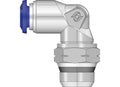 1/4IN PTC x 1/4IN NPT NICKEL PLATED SELF SEALING ELBOW FITTING