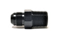 Russell Performance -8 AN to 1/2in NPT Straight Flare to Pipe (Black)
