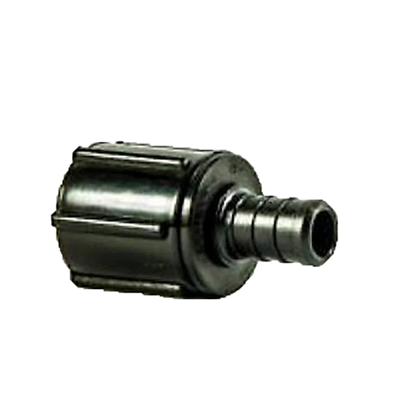 1/2IN X 1/2IN ECOPOLY SWIVEL COUPLING WITH RIBBED PLASTIC NUT